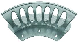 RIEGLER Schlauchhalter, Aluminium unlackiert Produktbild