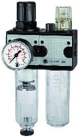 RIEGLER Wartungseinheit multifix 2-teilig mit PC-Behälter, BG 3, G 3/4" Produktbild