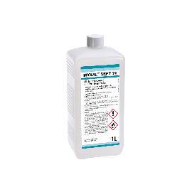 MYXAL® SEPT 70 Handdesinfektionsmittel parfümfrei, HACCP-konform 1L Hartflasche Produktbild