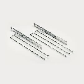 Hettich Spülenschrank-Handtuchhalter, ausziehbar, 49234,Anzahl Arme 2,B 102mm, Stahl chr Produktbild