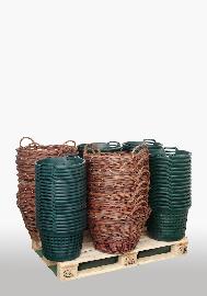 floraworld Display Gartenkorb Kunststoff/Weide Produktbild