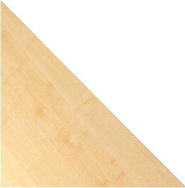 Neutral Eckplatte 90 Grad 800x800 mm Buche STRECKE Produktbild