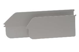 hünersdorff Längstrennstege für Sichtboxen PPgrau, 320 x 135 mm Produktbild