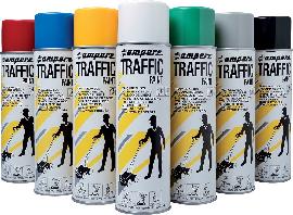 AMPERE TRAFFIC PAINT Bodenmarkierspray Traffic Paint 500ml gelb Produktbild