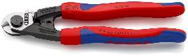 KNIPEX Drahtseilschere poliert mit 2-Komponenten-Griffen 190mm Produktbild