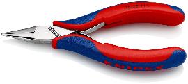 KNIPEX Elektronik-Greifzange 35 22 115 flachr., sp. zul. spiegelp. MK 115mm Produktbild