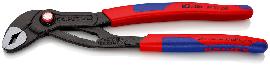 KNIPEX Wasserpumpenzange Cobra QuickSet 8722250 mit 2-Komponenten-Griffen 250mm Produktbild