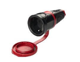 PCE Schutzkontaktkupplung IP54 Vollgummi Produktbild