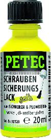 PETEC Schraubensicherungslack gelb, 20ml Produktbild