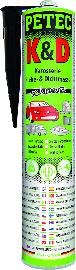 PETEC K+D Karosserie Kleb- Dichtmasse, s chwarz,310ml Produktbild