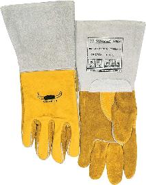 WELDAS Schweißerhandschuh gelb Produktbild