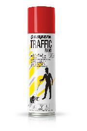 AMPERE TRAFFIC PAINT Bodenmarkierspray Traffic 500ml rot Produktbild