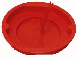 Kopp Signaldeckel rot 60mm Ø f. Schalterdosen Produktbild