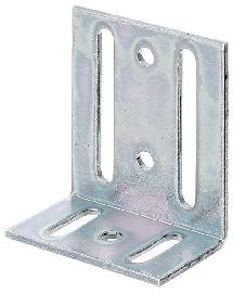 GAH Verstellwinkel, 40x77x65x3mm,Stahl roh,gelb, galvanisch verzinkt Produktbild