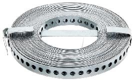 GAH Lochband Stahl sendzimirverzinkt 12 mm x 0,8 mm x Rollenlänge 10 m Produktbild