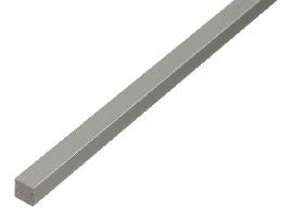 GAH Quadratstange, glatt, B10mm, H10mm, L1000mm, Aluminium silberfarbig eloxiert Produktbild