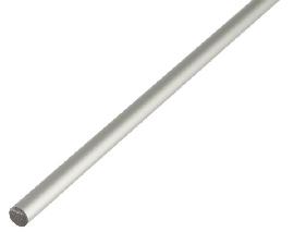 GAH ALBERTS Rundstange, L 1000 mm, Aluminium silberfarbig Produktbild