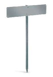 GAH Nummernschild-Befestigung, eins., angespitzt fvz., z.Einschl., Höhe 750mm Produktbild