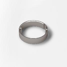 Halemeier Spot-Leuchten-Anbaugehäuse, EcoSpot, edelstahloptik, Ø 64 mm, H 13 mm Produktbild