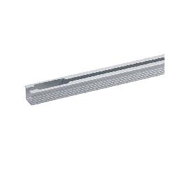Hettich MB-Laufprofil, oben,L 3000mm, 20kg, TopLine 110, 9040230, silber, eloxiert Produktbild