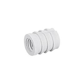 Hettich MB-Kunststoffmuffe, M6,L13mm, Nr.100, 79540, Kunststoff, weiß Produktbild