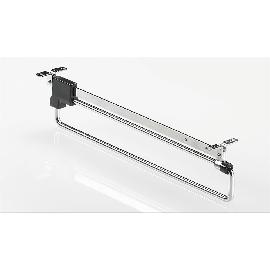 Hettich Schrank-Kleiderbügelhalter, 40279, L 310mm, Belastbark. 6kg, Stahl vernickelt Produktbild