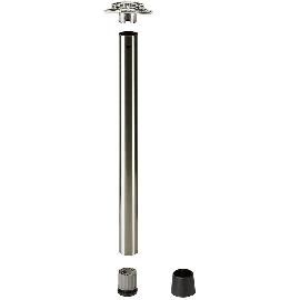 Hettich MB-Tischbein,Ø 60x1200mm, Ayo, 46049, edelstahloptik hochglanz Produktbild