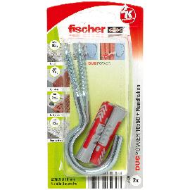 fischer Spreizdübel DUOPOWER RH G, mit großem Ringhaken 10x50 RH G K (2) Produktbild