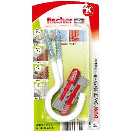 fischer DUOPOWER RH G N, mit großem beschichtetem Ringhaken 10x50 RH G N K (2) Produktbild