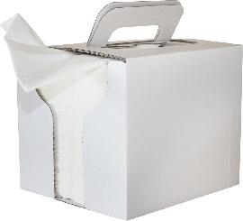 WIPEX SUPREME Wischtücher weiß 80 Tücher 30 x 38cm Produktbild