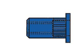 Gesipa Blindnietmuttern gerändelt Flachrundkopf Produktbild