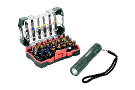 metabo Bit-Box SP, 29-teilig + Mini Flash light (626721000) Produktbild