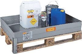 CEMO Paletten-Auffangwanne 150l m.Arretierung Produktbild