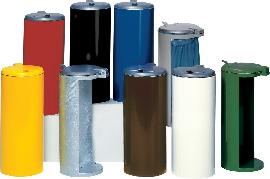 VAR Abfallsammler mit Deckel Höhe 900 x ø450mm Produktbild