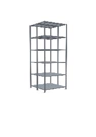 SCHULTE Lagertechnik Steckregal doppelseitig GR 250kg Produktbild