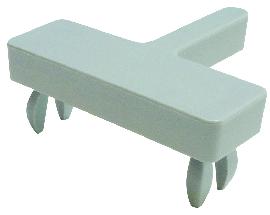 SCHULTE Lagertechnik Abdeckkappe für T-Profile Kunststoff Produktbild