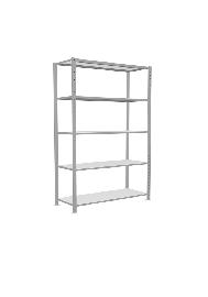 SCHULTE Lagertechnik Großfachregal 150kg RAL 7035 Grundregal Produktbild