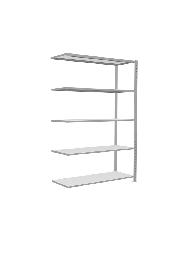 SCHULTE Lagertechnik Großfachregal 250kg RAL 7035 Anbauregal Produktbild