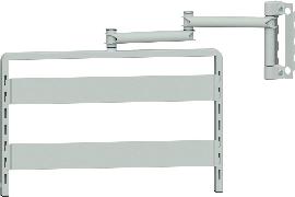 Anke Halteschiene für Grund-Schwenkrahmen RAL 7035 Produktbild