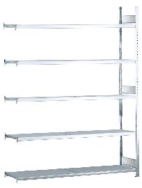SCHULTE Lagertechnik Weitspannregal Stahlböden Anbauregal Produktbild