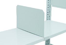 SCHULTE Lagertechnik Fachteiler 25mm lichtgrau Produktbild