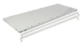 SCHULTE Lagertechnik Zusatzfachboden RAL 7035, 100kg Produktbild