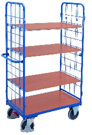 VarioFit Etagenwagen 500 kg 2 Wand 4 Böden Lad. 1200x800 mm Produktbild