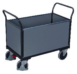 VarioFit Vierwandwagen mit Holz RAL 7016 sw-600.400/AG Produktbild