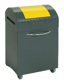 stumpf Wertstoffbeh. 45 l grau/gelb, 685x380x320mm Produktbild
