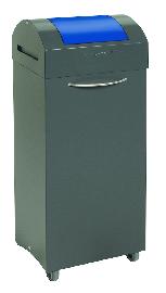 STUMPF Wertstoffbeh. 75 l grau/blau, 975x380x32 Produktbild