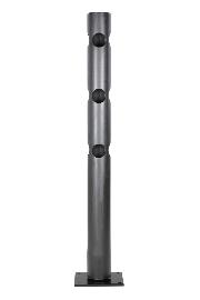 Dancop T-Pfosten für Geländer Delta H1200xD110 mm schwarz Produktbild