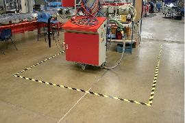 COBA Bodenmarkierband PVC 50mm x 33m Produktbild