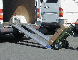 ALTEC Verladeschiene Aluminium mit Schutzrand Produktbild