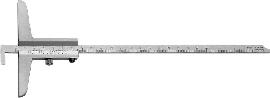 fortis Tiefenmessschieber mit abgesetzter Messstange 200mm 1/50 Produktbild